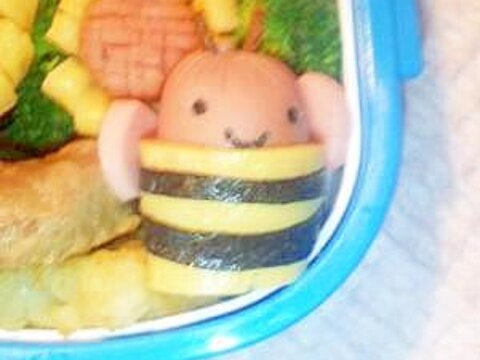 キャラ弁☆蜂ウインナー